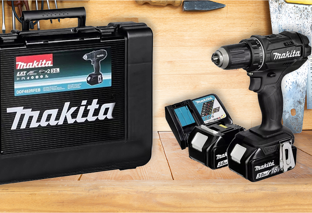 το σετ σε ένα πάγκο εργασίας.